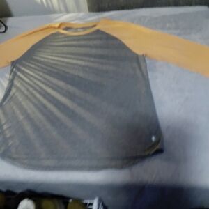 Danskin Now Gray and Orange Women's Top